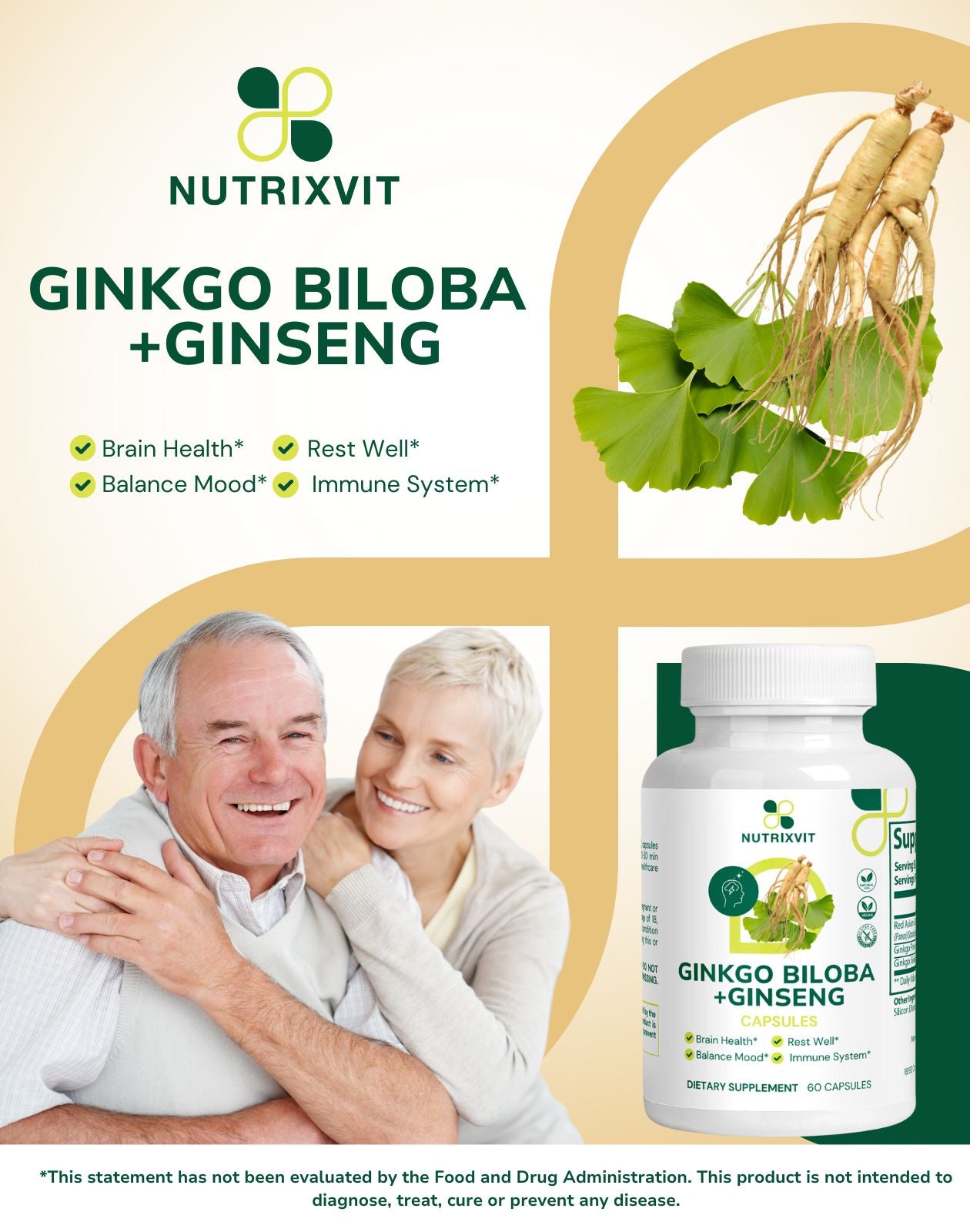 Ginkgo Biloba + Ginseng